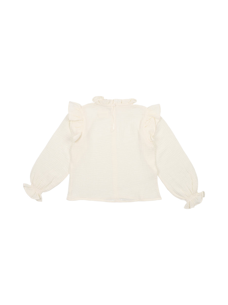 Glacier Ruffle Blouse Tops The New Society   