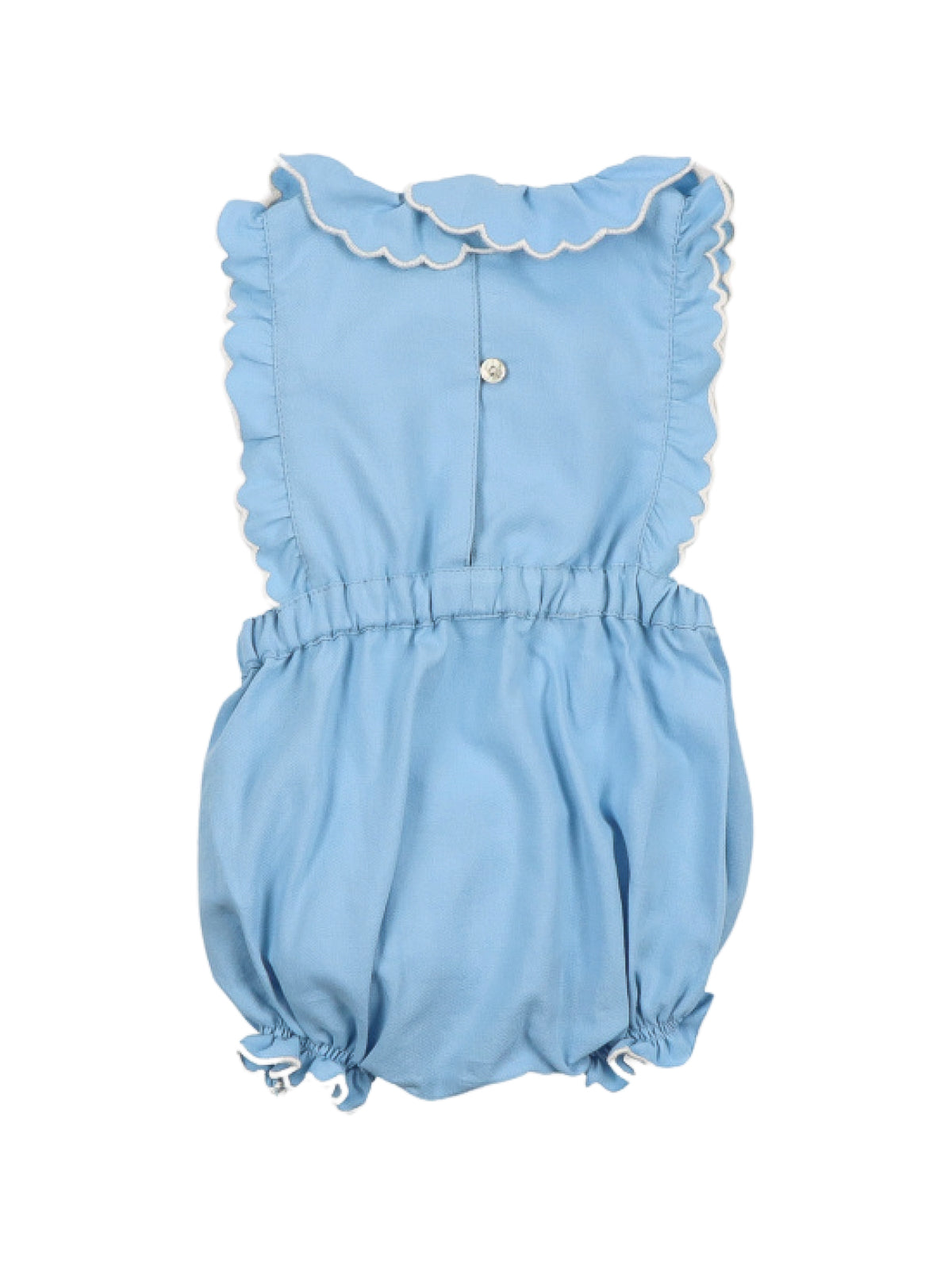Hermione Embroidered Ruffle Romper Rompers The New Society