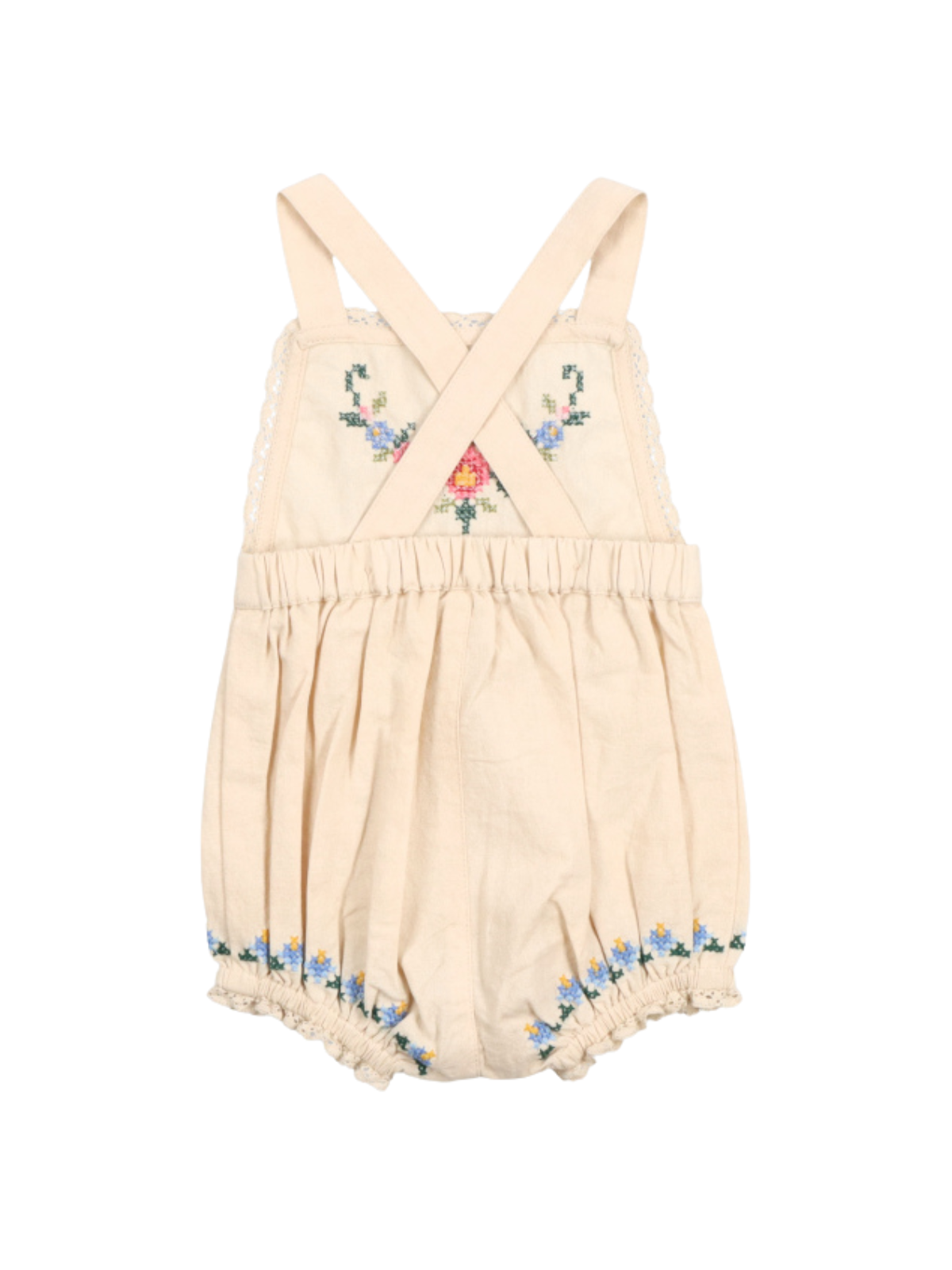 Narcise Embroidered Romper Rompers The New Society