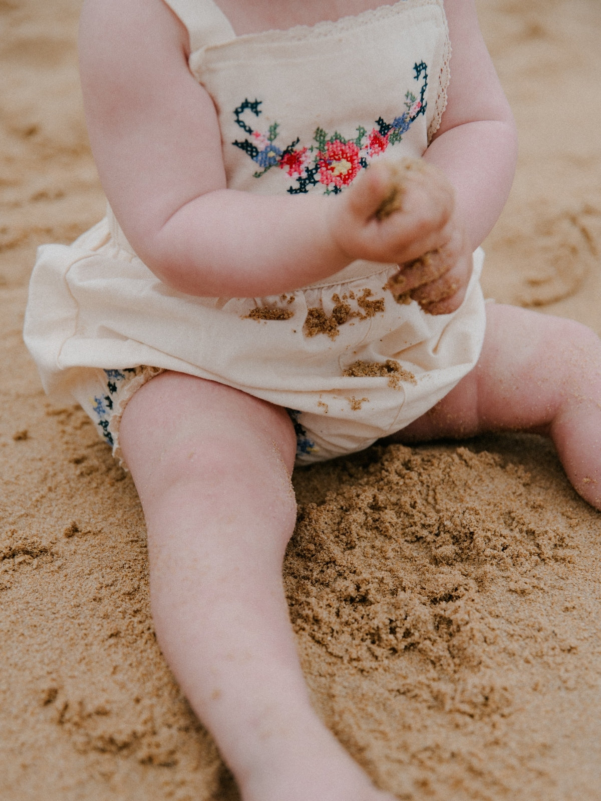 Narcise Embroidered Romper Rompers The New Society