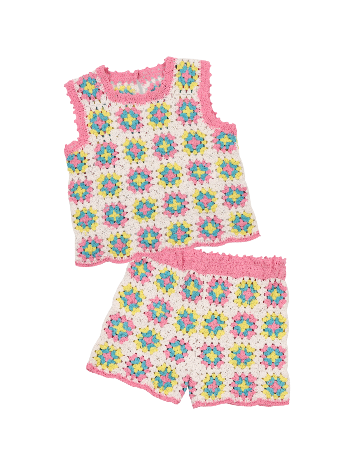 Nikaia Crochet Knit Set Sets The New Society Coconut 2Y