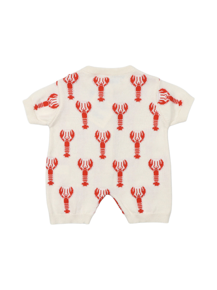 Oia Knit Lobster Romper Rompers The New Society