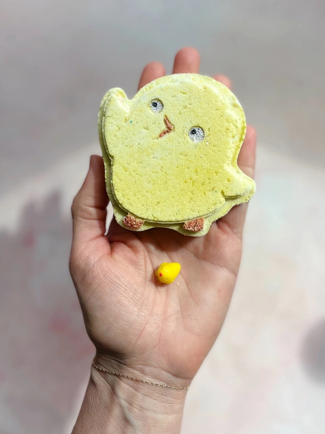 Chick Bath Bomb with Toy Bath & Body The Sister Made