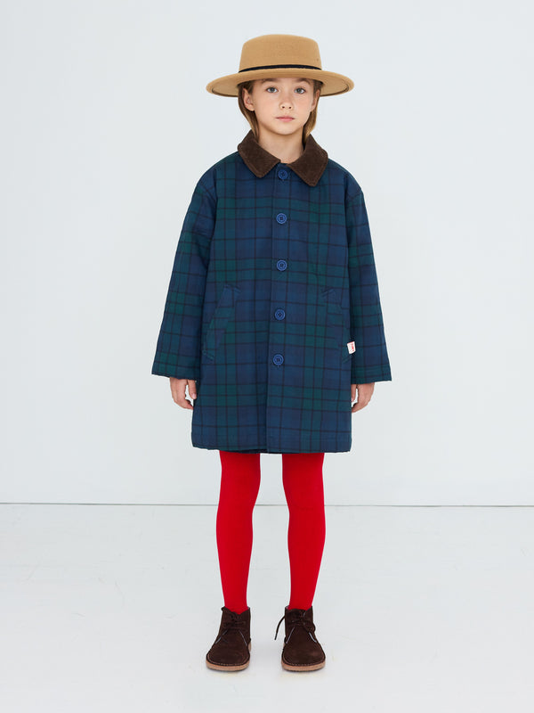 Check Trench Coat