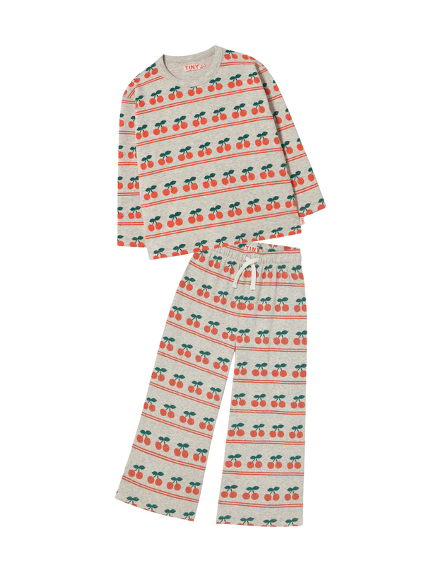 Cherry Rib Set Sets Tiny Cottons Light Gray Heather 2Y