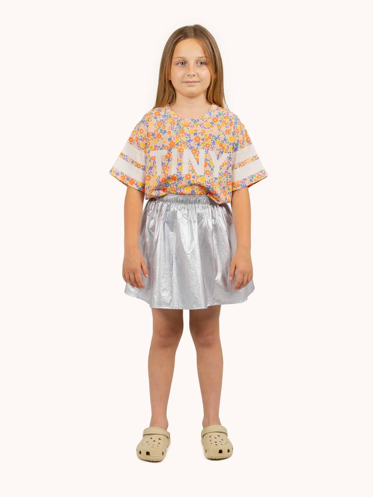 TINYCOTTONS GARDEN FRILLED SLEEVES BLOUSE light cream TINYCOTTONS GARDEN FRILLED SLEEVES BLOUSE light cream