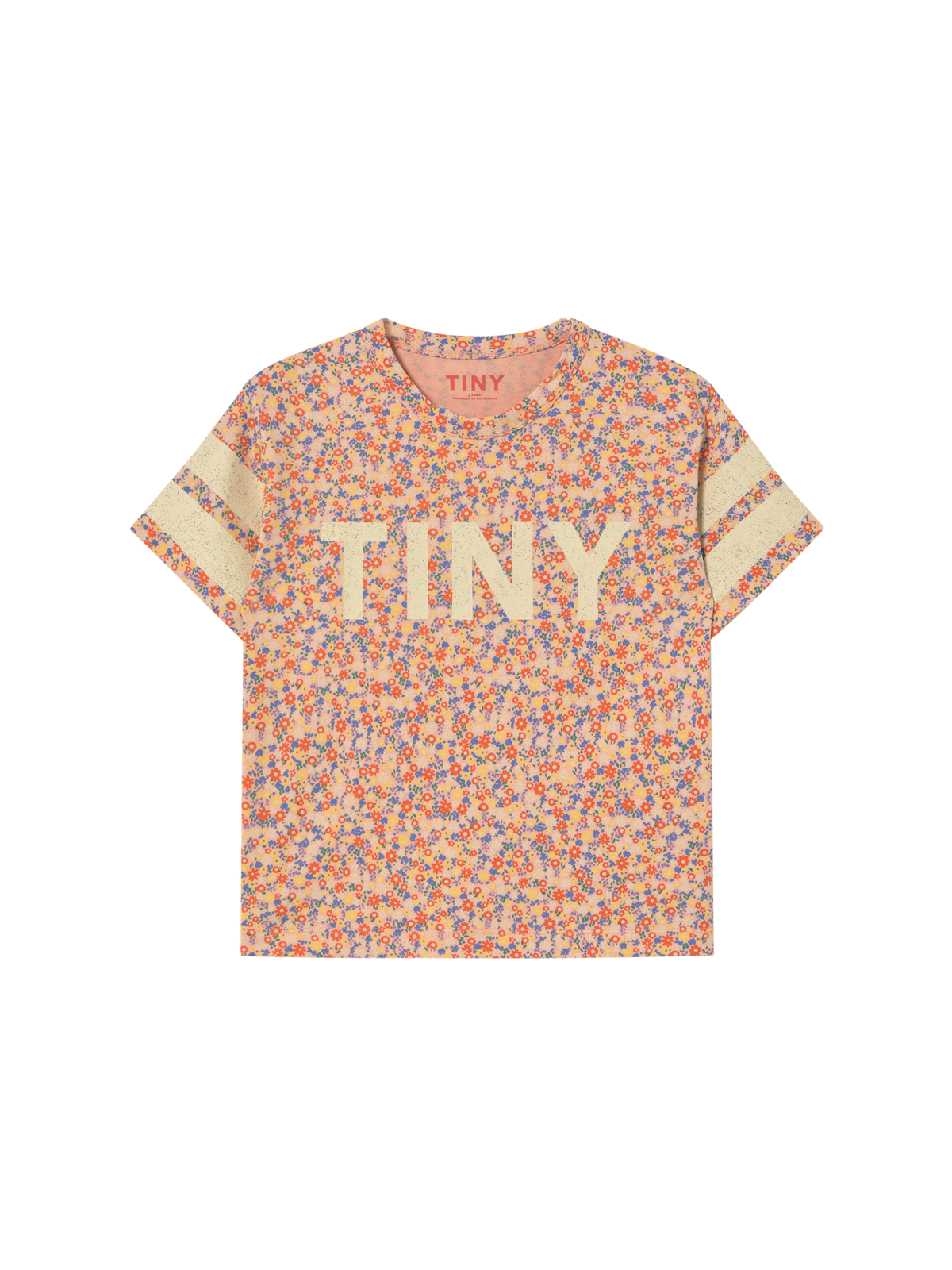 Garden Tee Tees Tiny Cottons Papaya 3Y