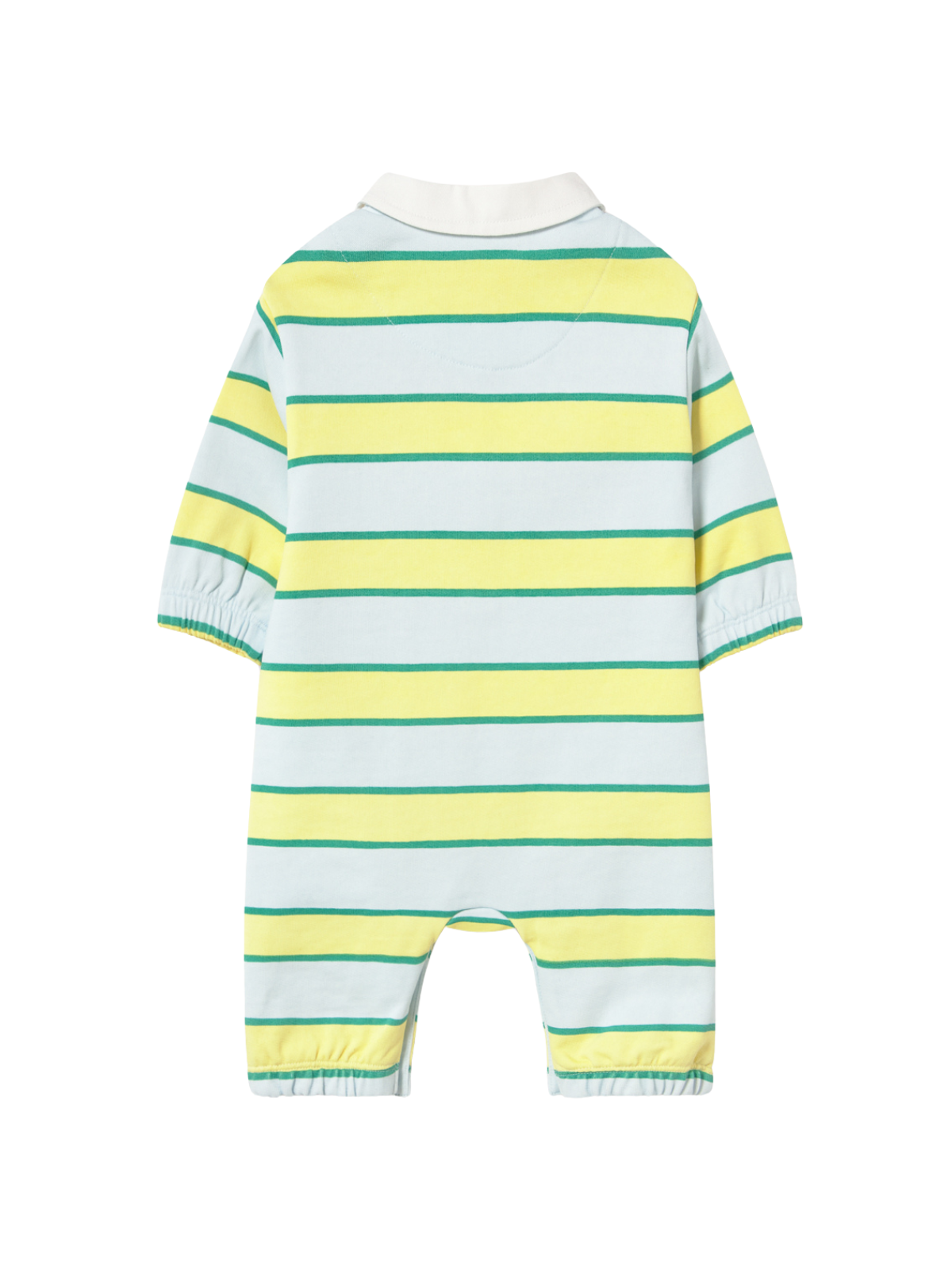 Retro Striped Polo Romper Rompers Tiny Cottons