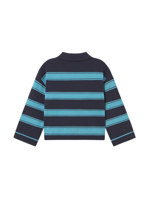 Retro Stripes Sweater - Navy Stripe