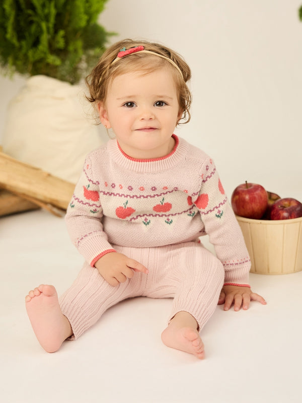 Apple Sweater Set Sets Tun Tun