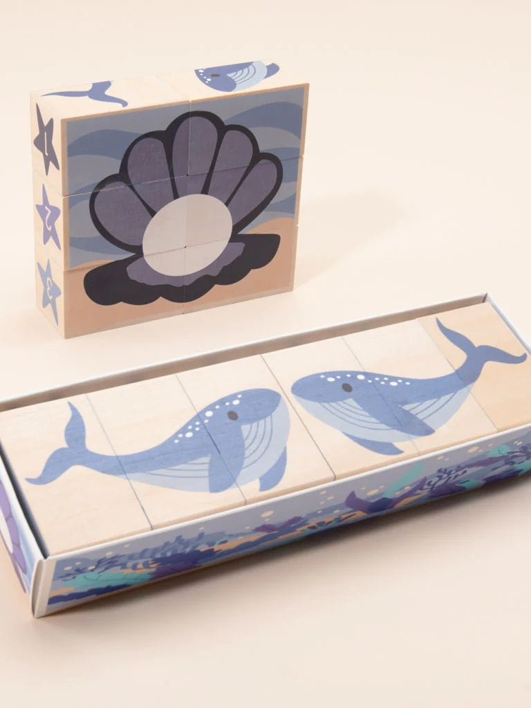 Environment Blocks - Ocean Games & Puzzles Uncle Goose   