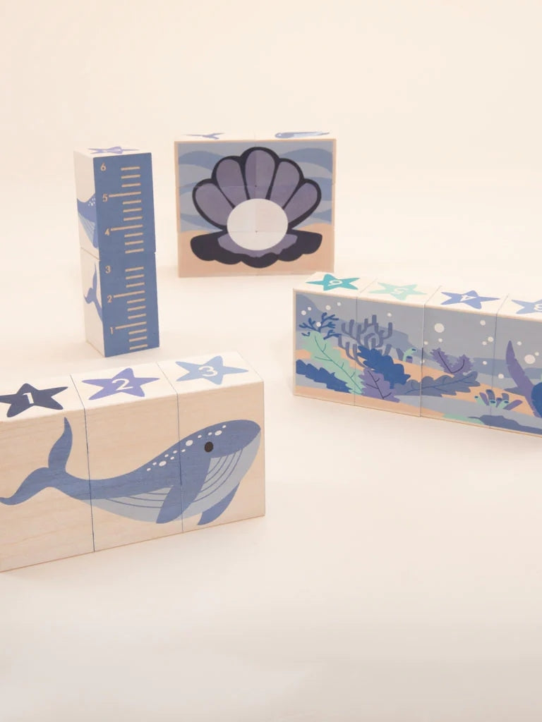 Environment Blocks - Ocean Games & Puzzles Uncle Goose   