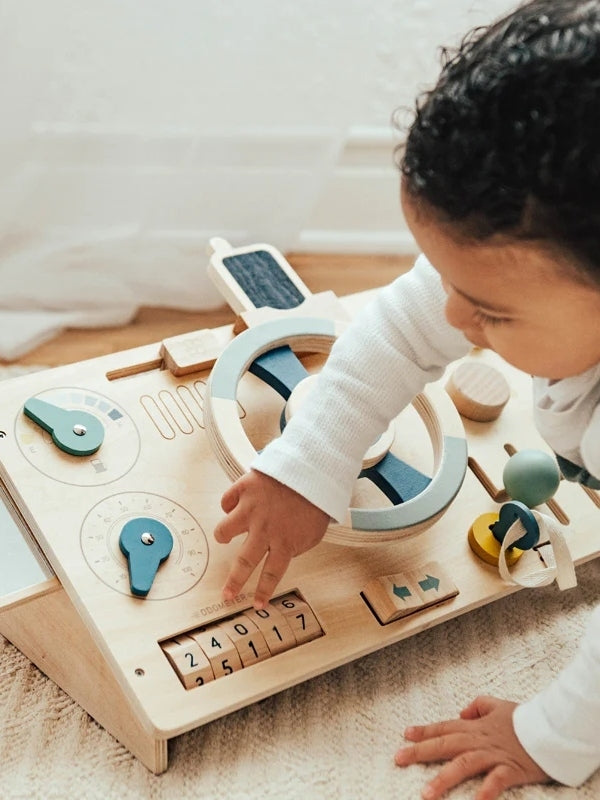 Beep Beep Busy Board Pretend Play Wonder & Wise