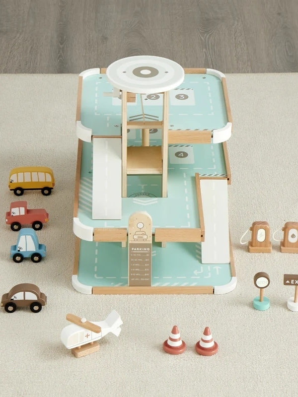 Little Tot Parking Lot Pretend Play Wonder & Wise