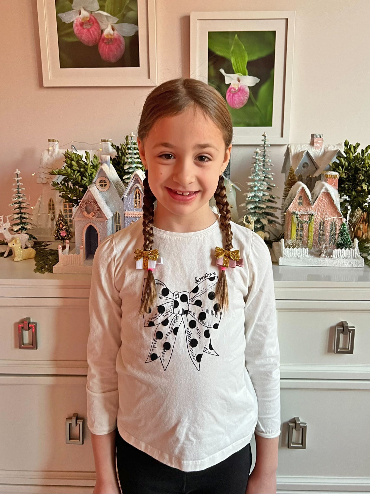 Bow Long Sleeve Tee Tees Bonton   