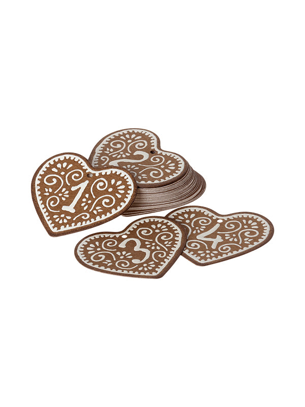 Gingerbread Calendar Tags Pretend Play Maileg   