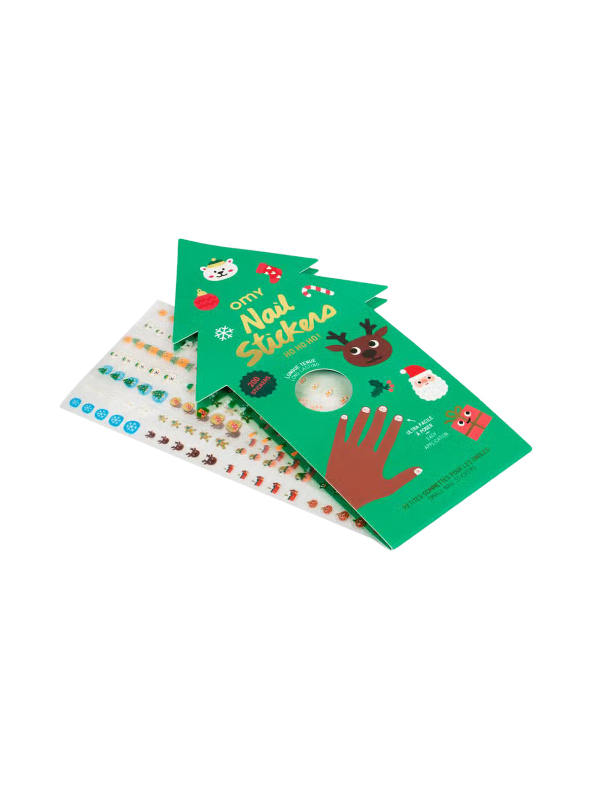 200 Ho Ho Ho! Nail Stickers Arts & Crafts OMY   