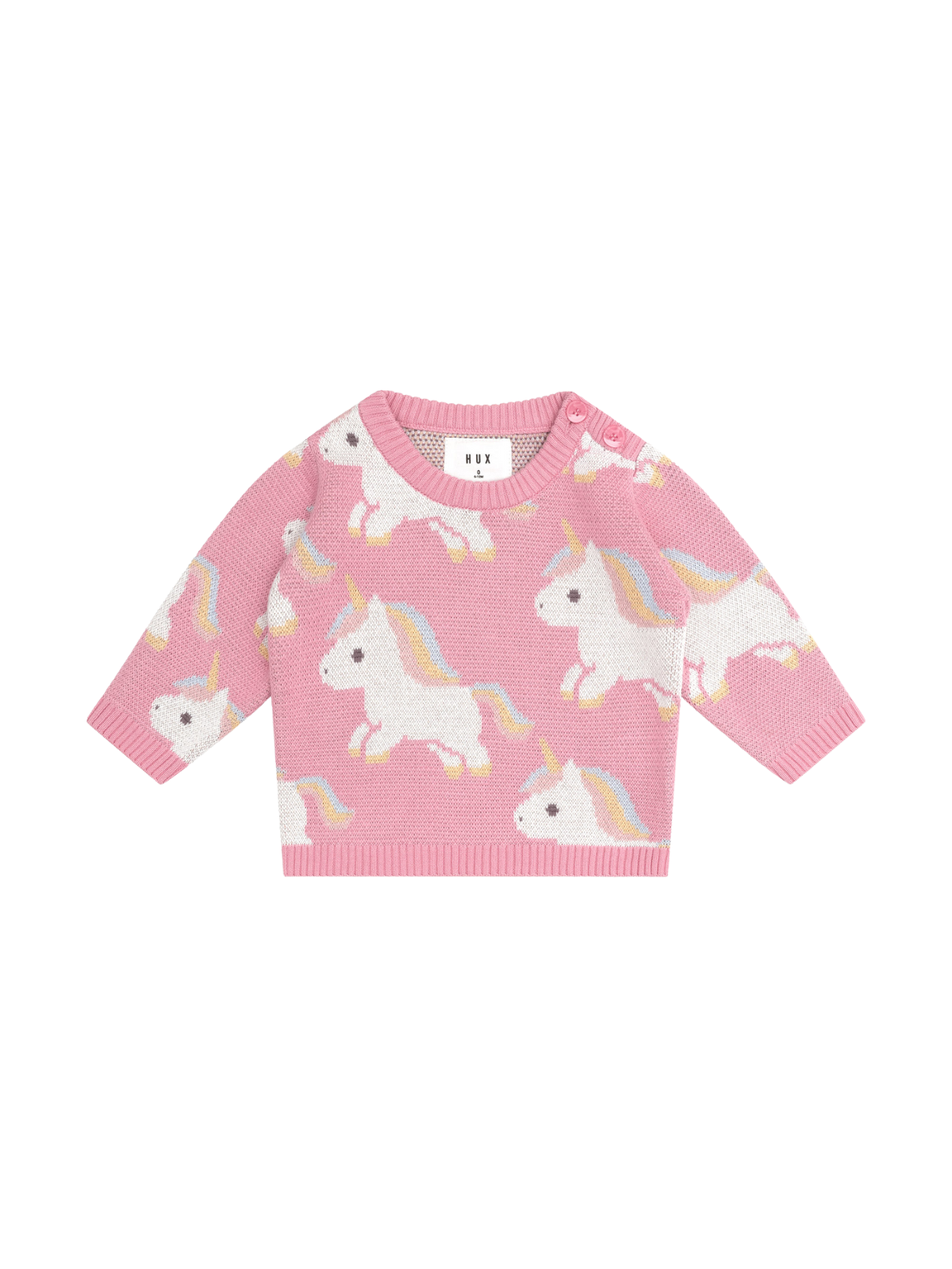 Allover Unicorn Sweater Sweaters Huxbaby   