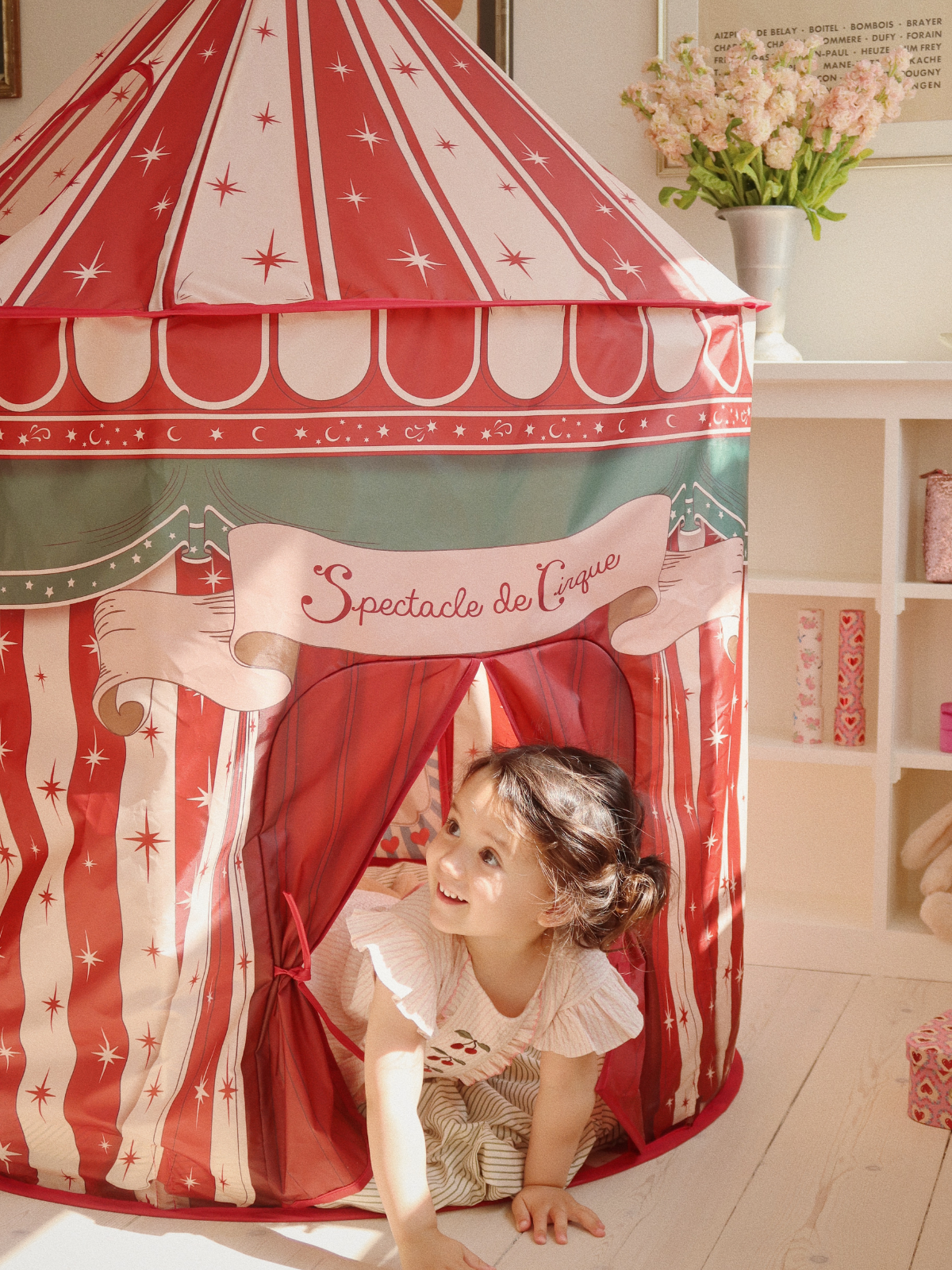 Pop-Up Circus Play Tent Pretend Play Konges Sløjd