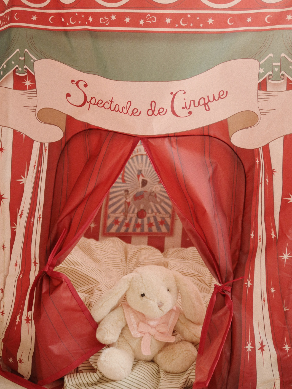 Pop-Up Circus Play Tent Pretend Play Konges Sløjd