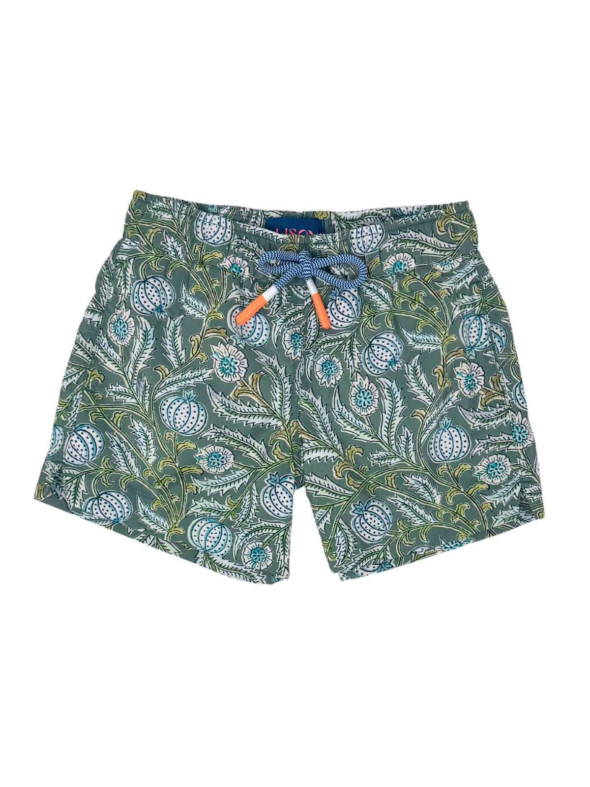 Poppy Floral Swim Short Swim Lison Paris Olive 24M