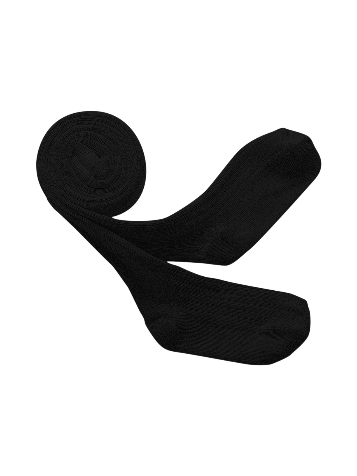 Louise Ribbed Tights Tights Collégien Black 6M
