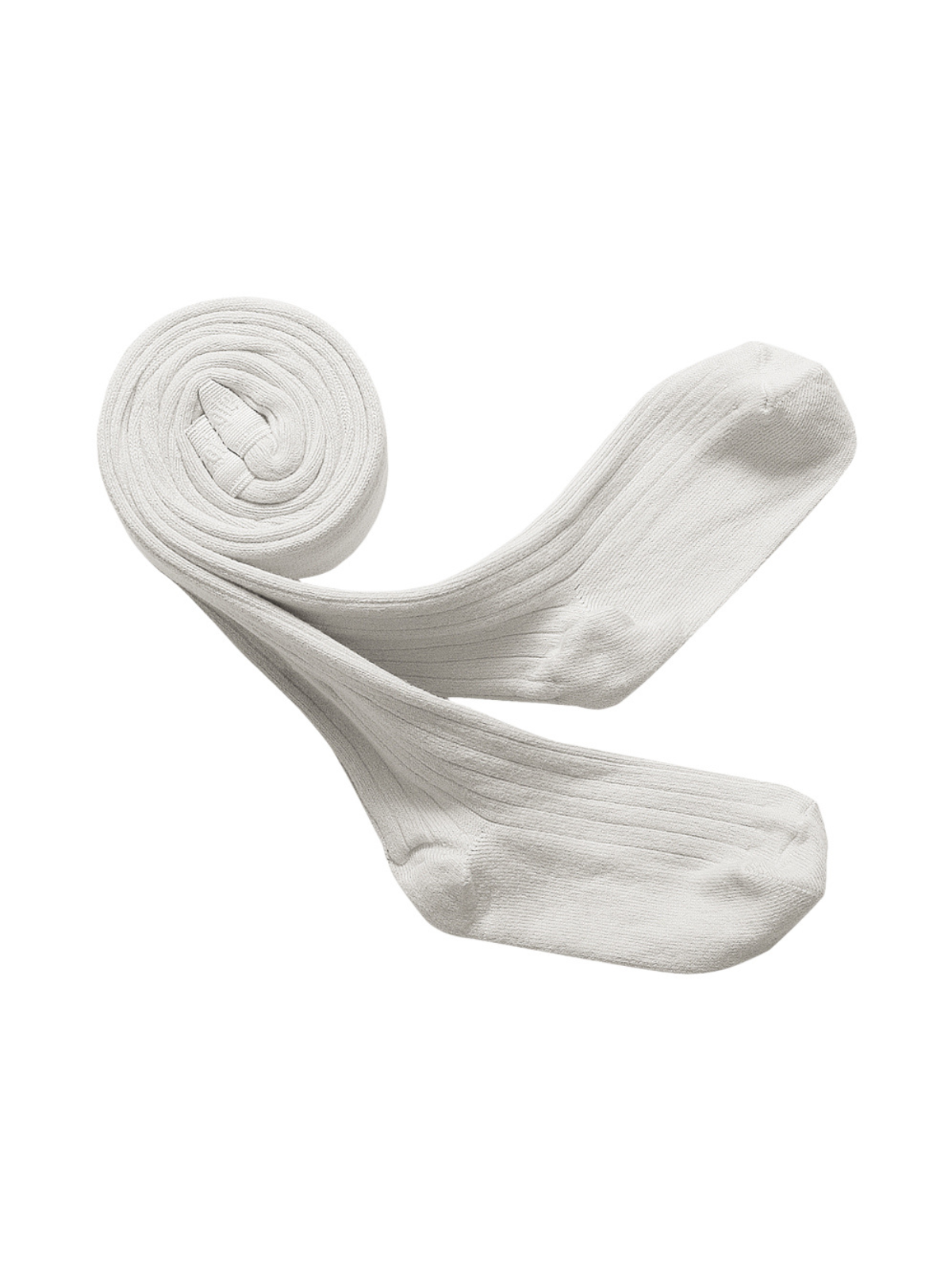Louise Ribbed Tights Tights Collégien White 6M