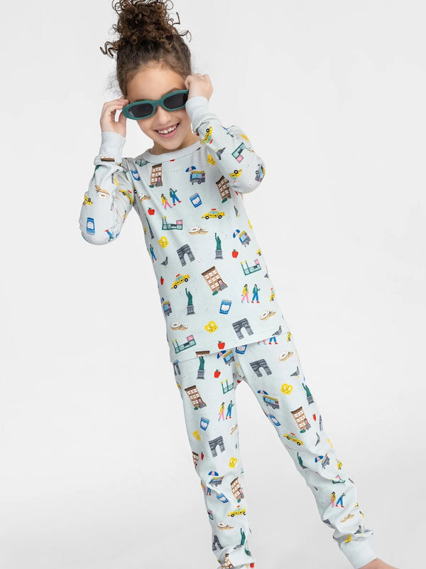 New York City PJ Set Pajamas Smaller Things   