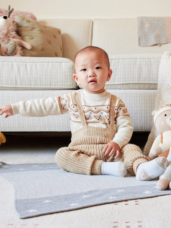 Petite Stars & Herringbone Blanket Blankets Paris West   