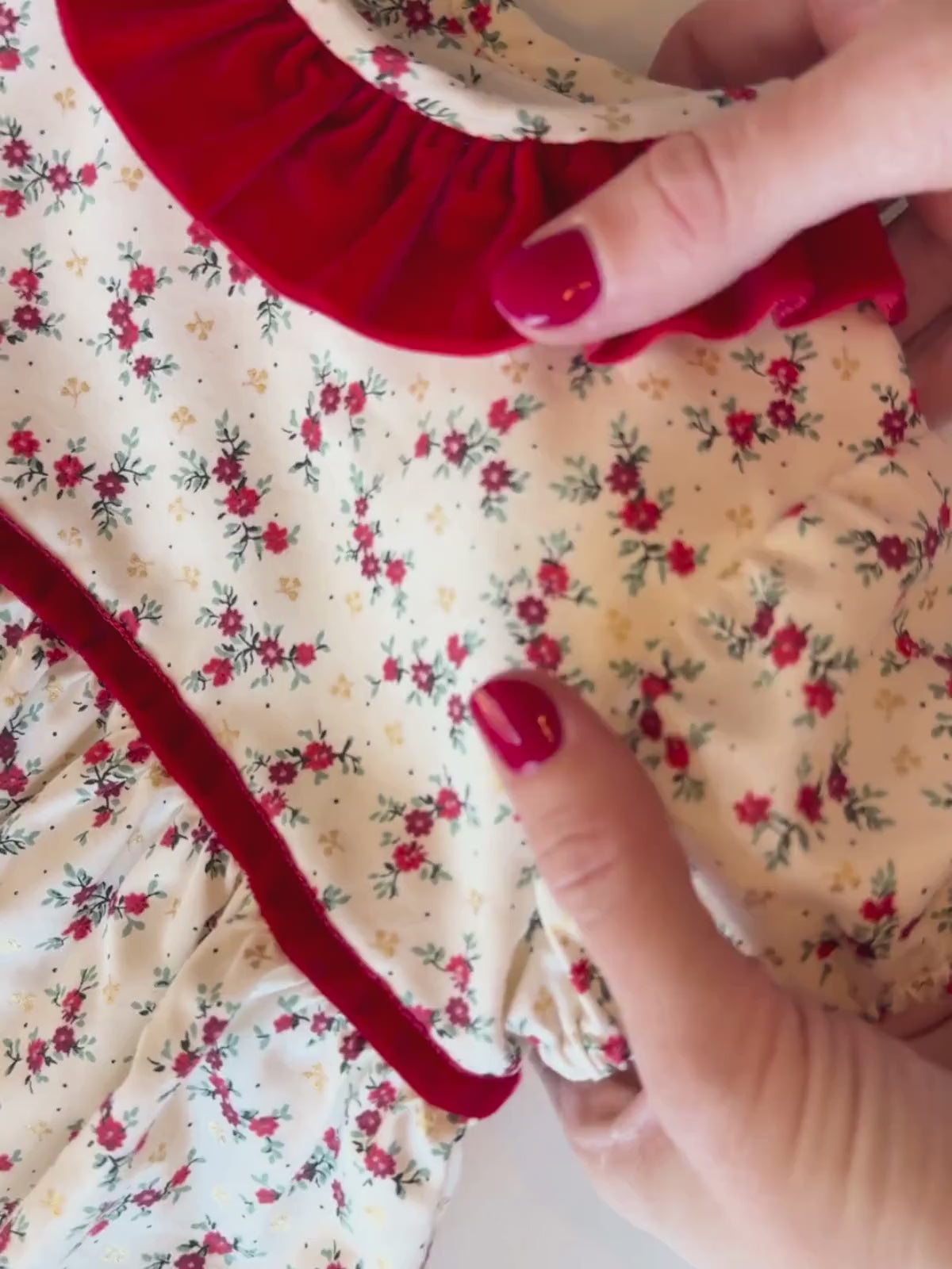 Winter Berry Romper Rompers Danrie x Amaia London