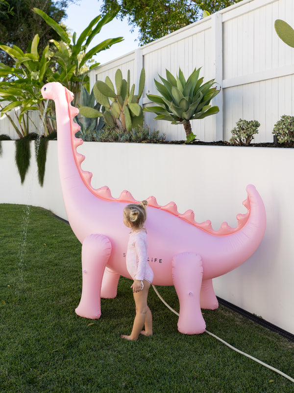 Dino Giant Sprinkler - Pink Outdoor Play Sunnylife