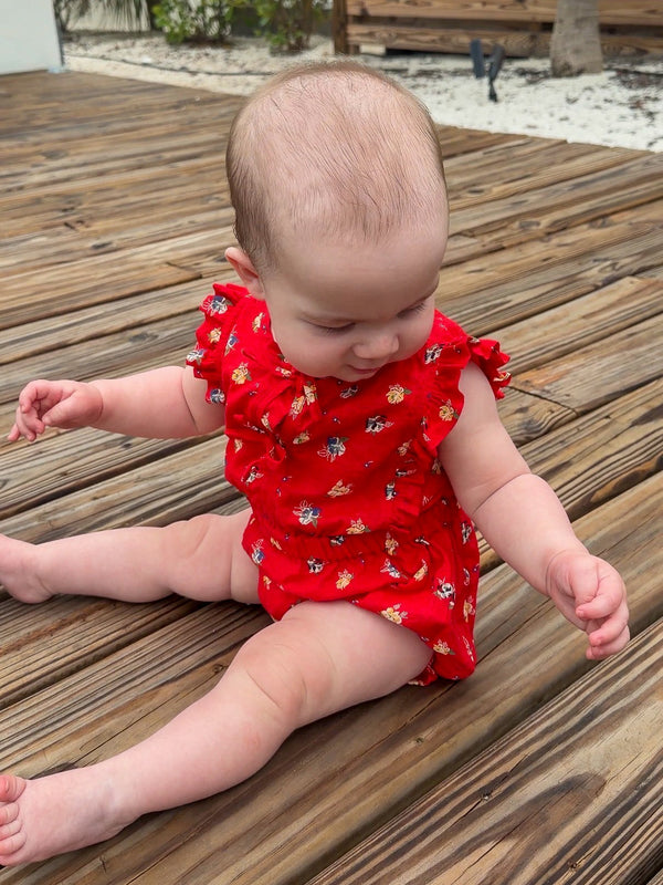 Amapola Print Baby Romper Rompers The New Society