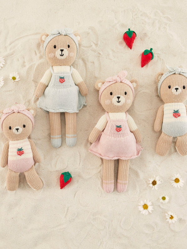 Baby Bear with Strawberry 8.5"