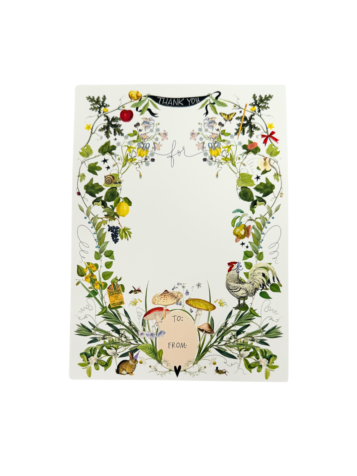 Thank You Stationery Cards Virginia Hart x Danrie