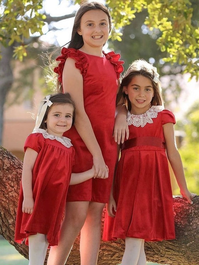 Deluxe Velvet Float Dress Dresses Luli & Me   