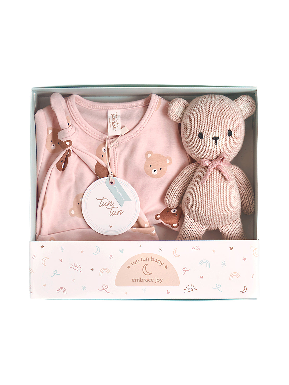 Footie & Baby Bear Set Pajamas Tun Tun   