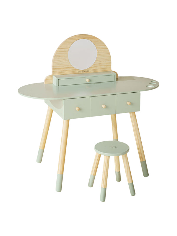 Hairdresser & Barber Station Playset Pretend Play Coco Village Seafoam  