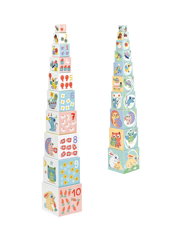 Baby Blocki Nest and Stack Blocks Baby Toys Djeco   