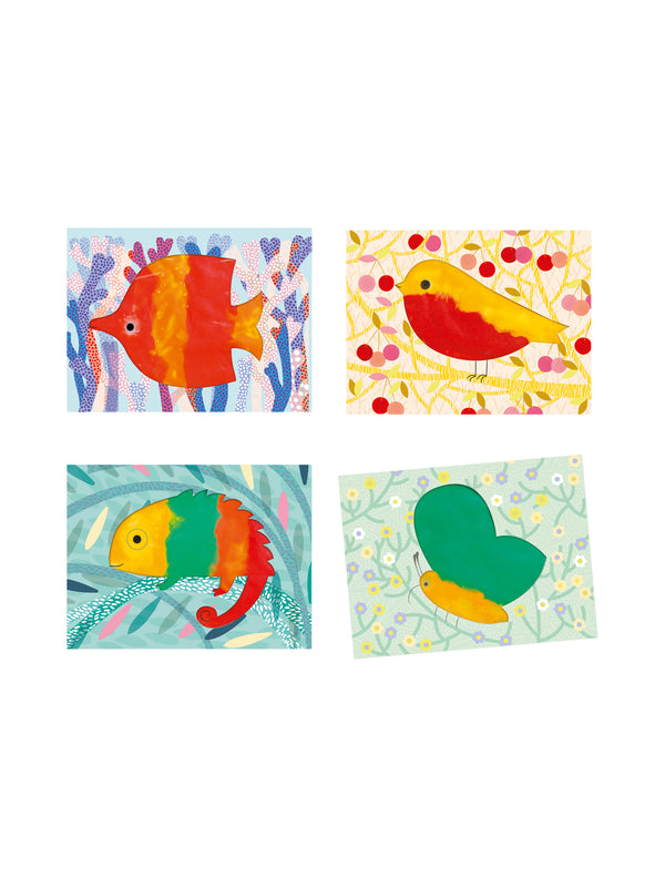 Petite Barbouille Mess-Free My First Finger Painting Arts & Crafts Djeco   