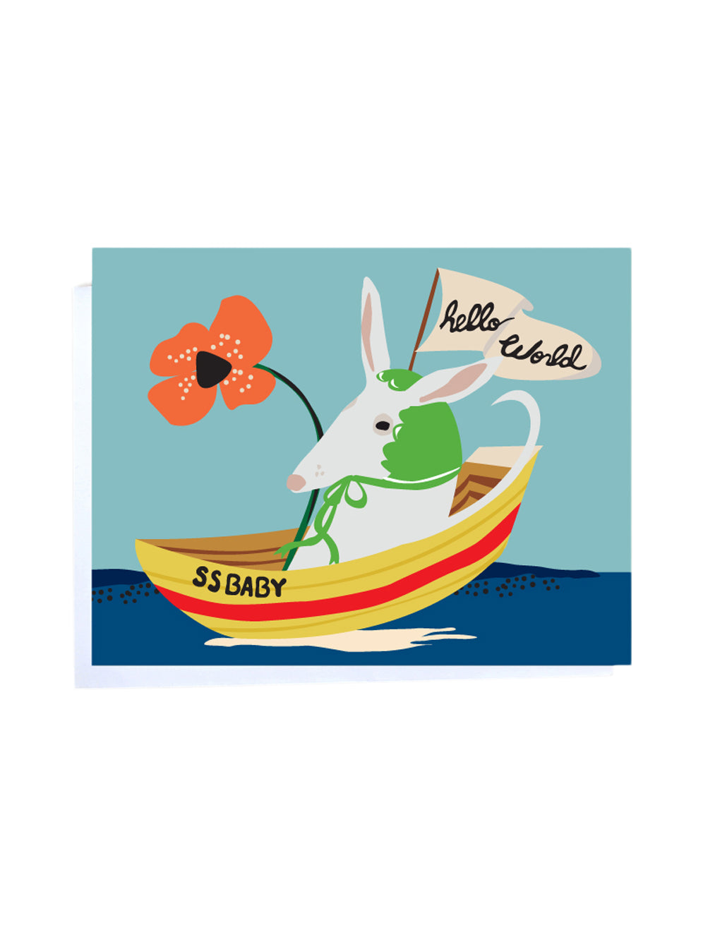 Hello World Card Cards Elizabeth Grubaugh   