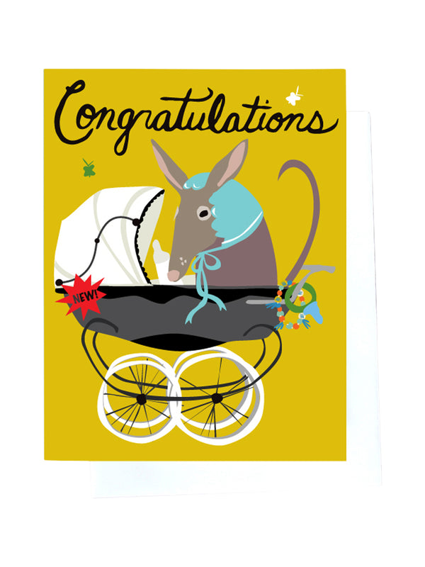 Pram New Baby Card Cards Elizabeth Grubaugh   