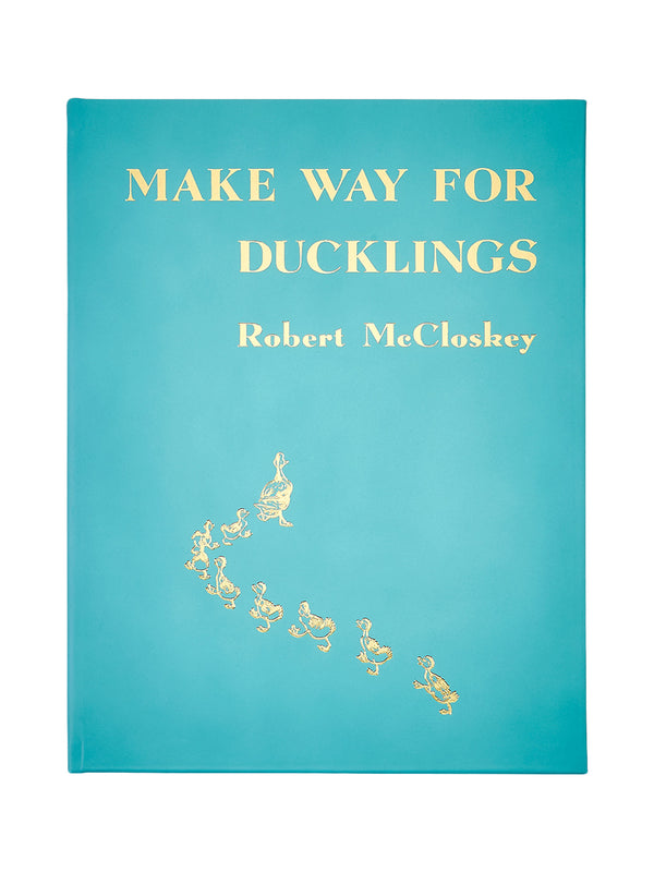 Make Way For Ducklings Leather Bound Book Books Graphic Image   