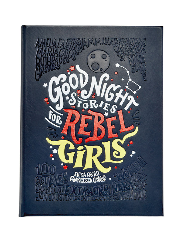 Good Night Stories for Rebel Girls Leather Bound Book Books Graphic Image   