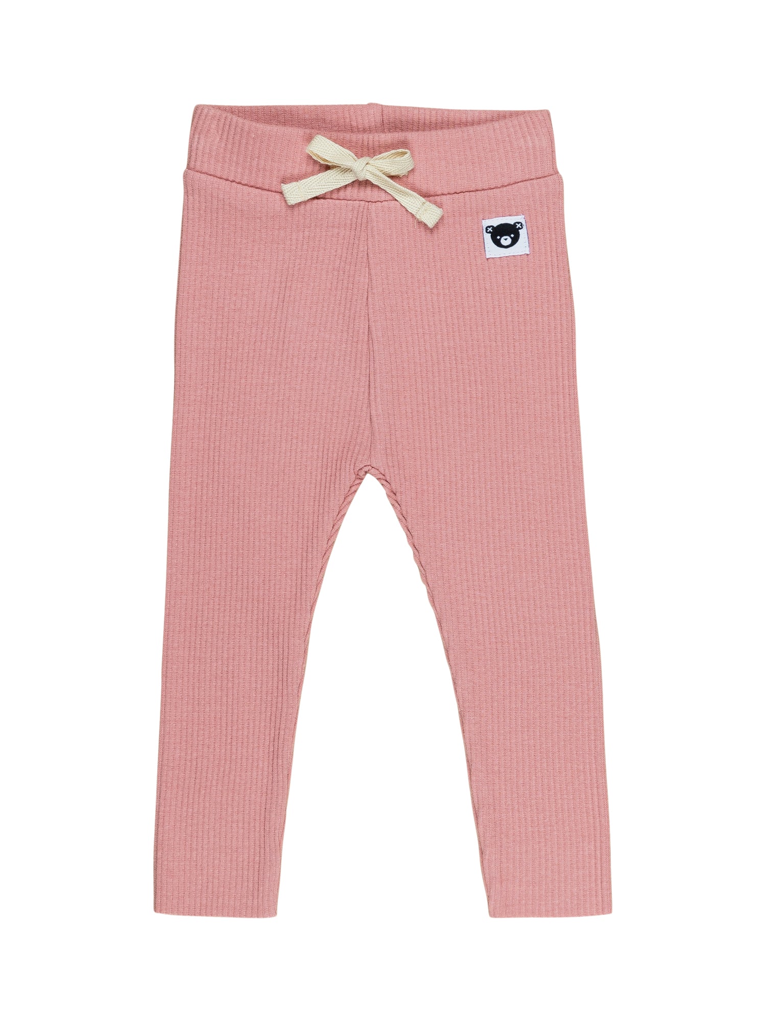 Dusty Rose Rib Legging Leggings Huxbaby Dusty Rose 3-6m 