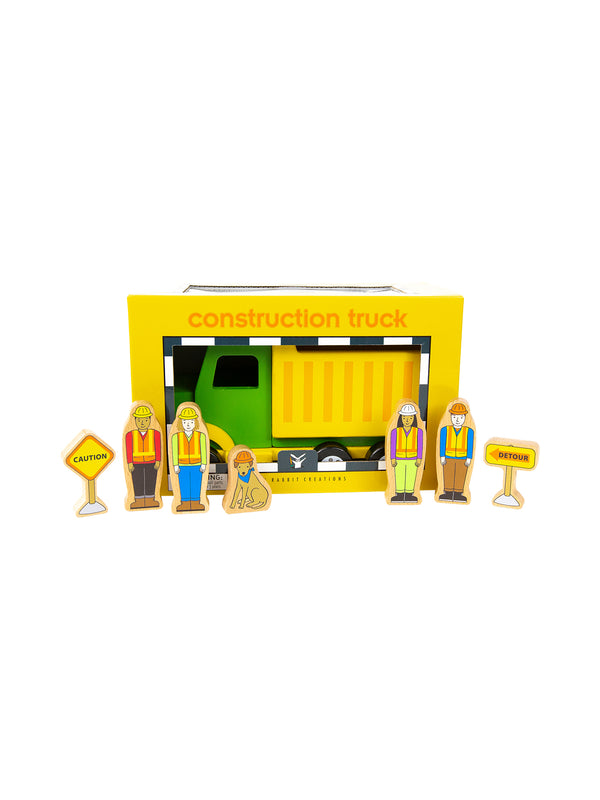 Construction Crew Magnetic Truck Pretend Play Jack Rabbit Creations   