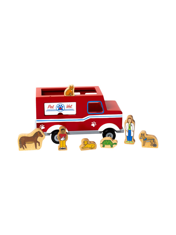 Mobile Pet Vet Magnetic Truck Pretend Play Jack Rabbit Creations   