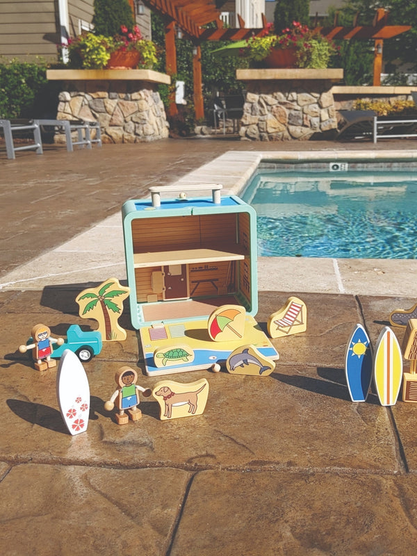 Suitcase Series: Surf Shack Pretend Play Jack Rabbit Creations   