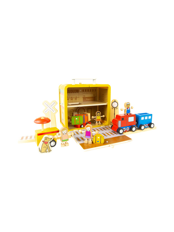 Suitcase Series: Train Station Pretend Play Jack Rabbit Creations   