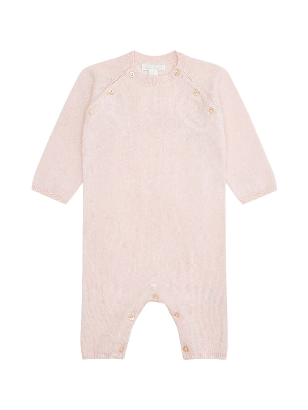 Ariel Cashmere Angel Wing Romper Rompers Marie-Chantal Pink 3M