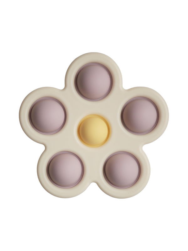 Flower Press Toy Baby Toys Mushie Soft Lilac  
